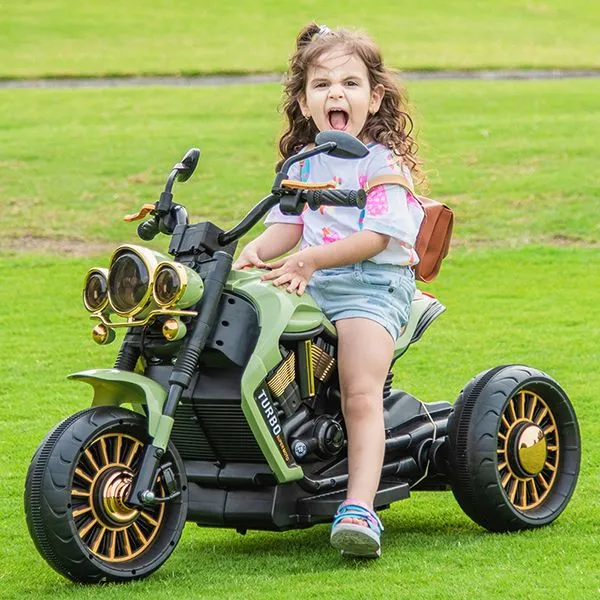 Motocicleta elèctrica infantil de tres rodes