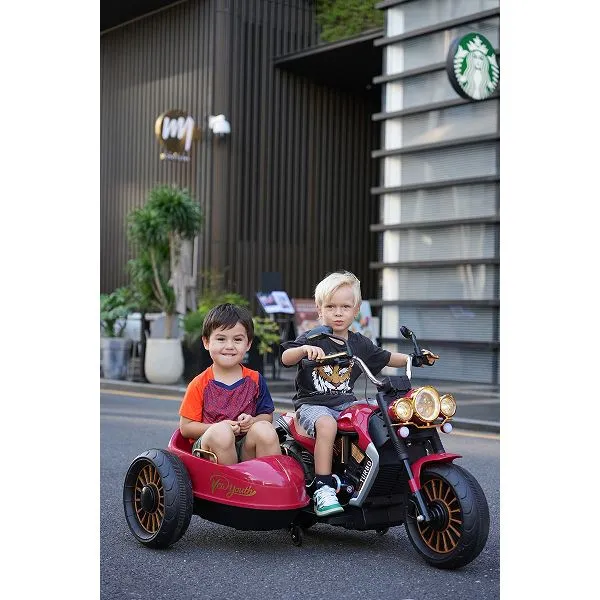 Cotxe de joguina elèctric per a nens de tres rodes
