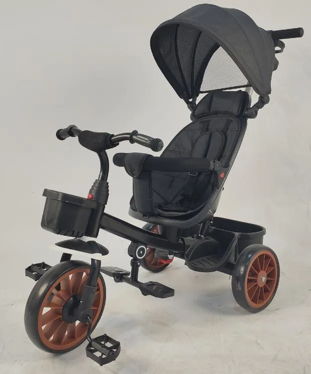 Bicicleta infantil amb pedals amb sostre parasol